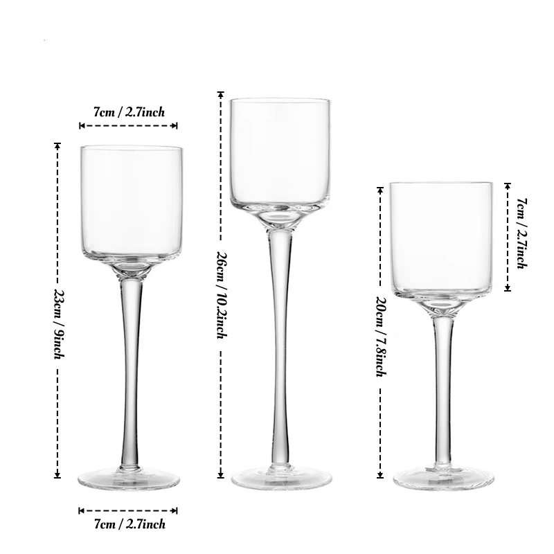 

Стеклянные подсвечники