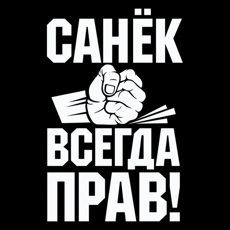 

CS-1731 # Санек всегда! Забавная Автомобильная наклейка, водонепроницаемая Виниловая наклейка для автомобиля, наклейки на бампер, окно