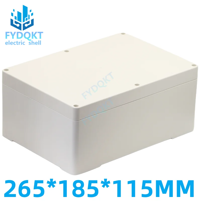 1pcs 265x185x115mm ABS Plastic shell outdoor power waterproof box outdoor branching button box instrument shell