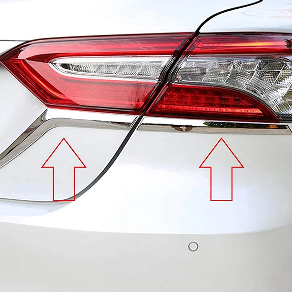 Хромированная Задняя панель для Toyota Camry L LE XLE 2017 2018 2019 2020