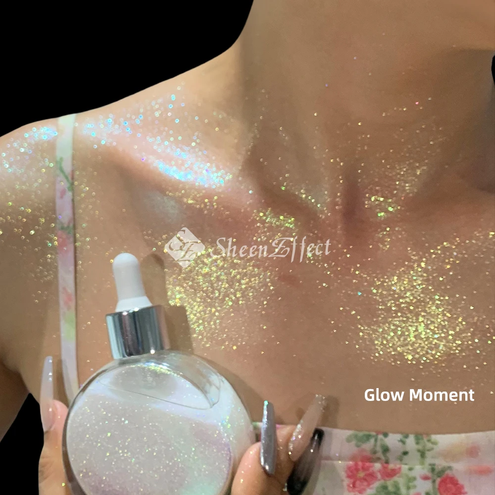 Блестящий бриллиантовый масляный Хайлайтер для тела Sheeneffect сияющий блеск макияж