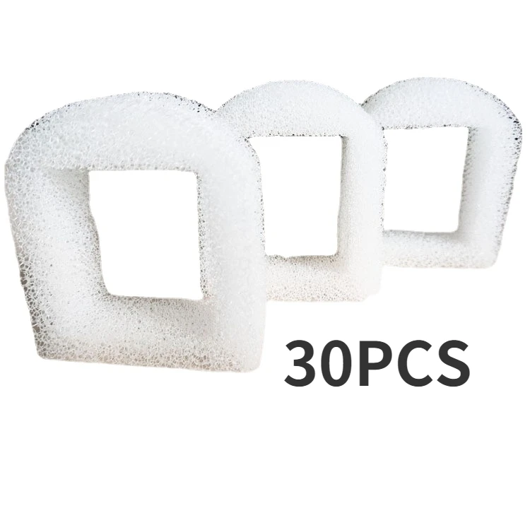 

30 шт. сменный пенный предварительный фильтр для нержавеющей стали 360, лотос, Авалон, пагода, детали для питьевой воды для домашних животных