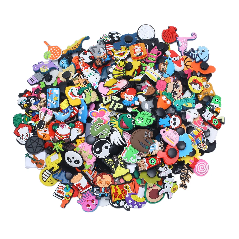 30-200 шт. декоративные пряжки для обуви из ПВХ