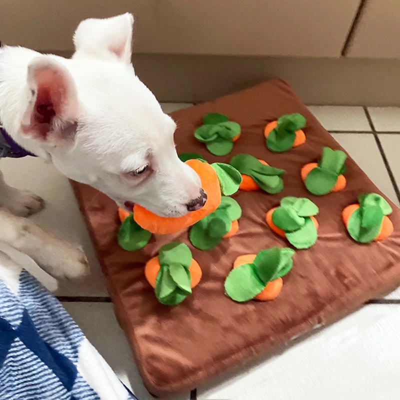 Креативный коврик для жевания домашних животных в форме моркови рыба овощное