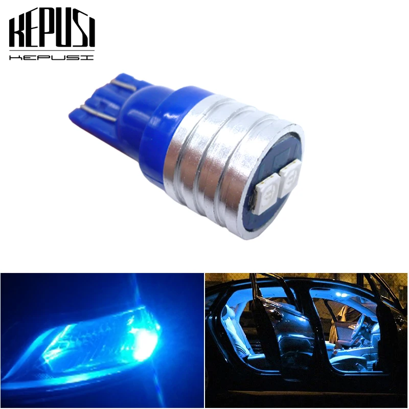 

1x T10 W5w Super Bright 3030 Led 2smd Car Interior Reading Dome Light Marker Lamp 168 194 Led Auto Wedge Parking Bulbs Drl