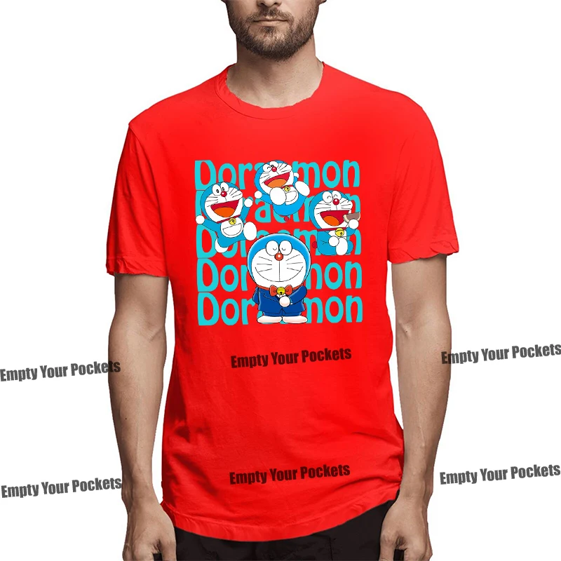 

2022 Summer Japanese Anime Doraemon T-shirt Fashion Streetwear Hip Hop Kawaii Clothes Summer Short Sleeve Tops for Unisex