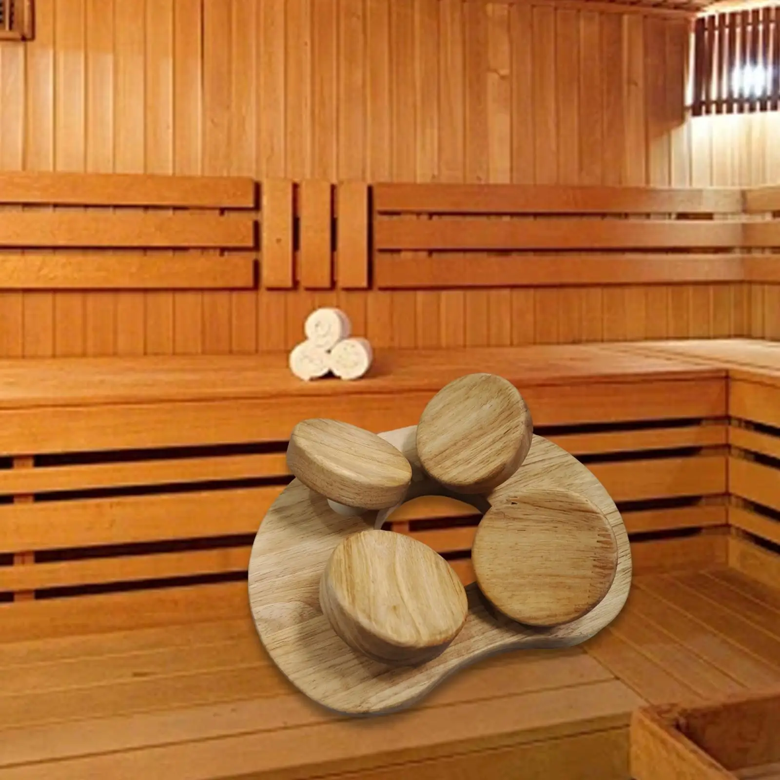 

Деревянный подголовник для сауны Kesoto Sauna Headrest