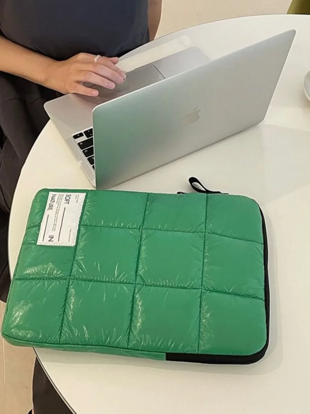 Фото Сумка для ноутбука 13,3,14,15, 16 дюймов, чехол для Macbook Air Pro Ipad Tablet 9,7, 10,11 дюйма, мягкий противоударный чехол для ноутбука 098 №1