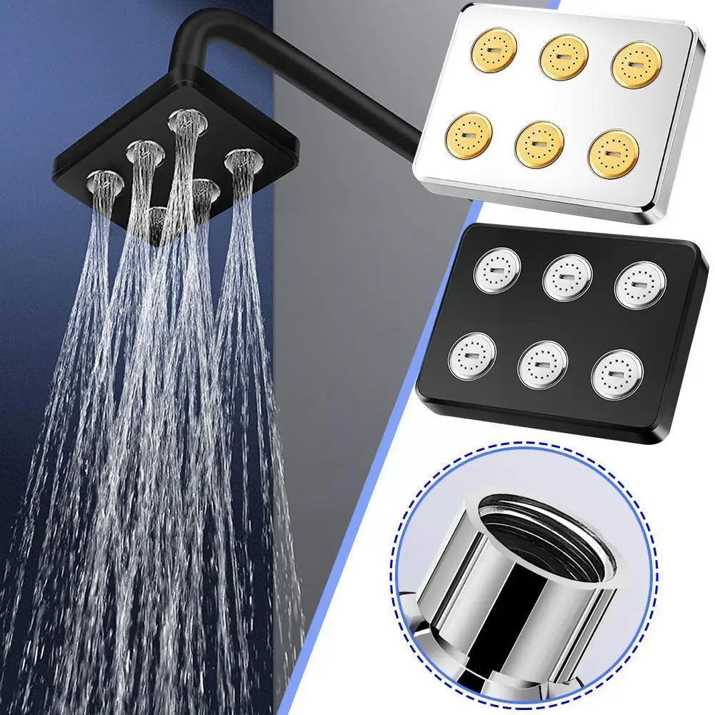 

Миниатюрный дождевой Душ высокого давления, волшебный поток воды, дождевая головка для ванной, экономия душа, аксессуары для душа O7S5