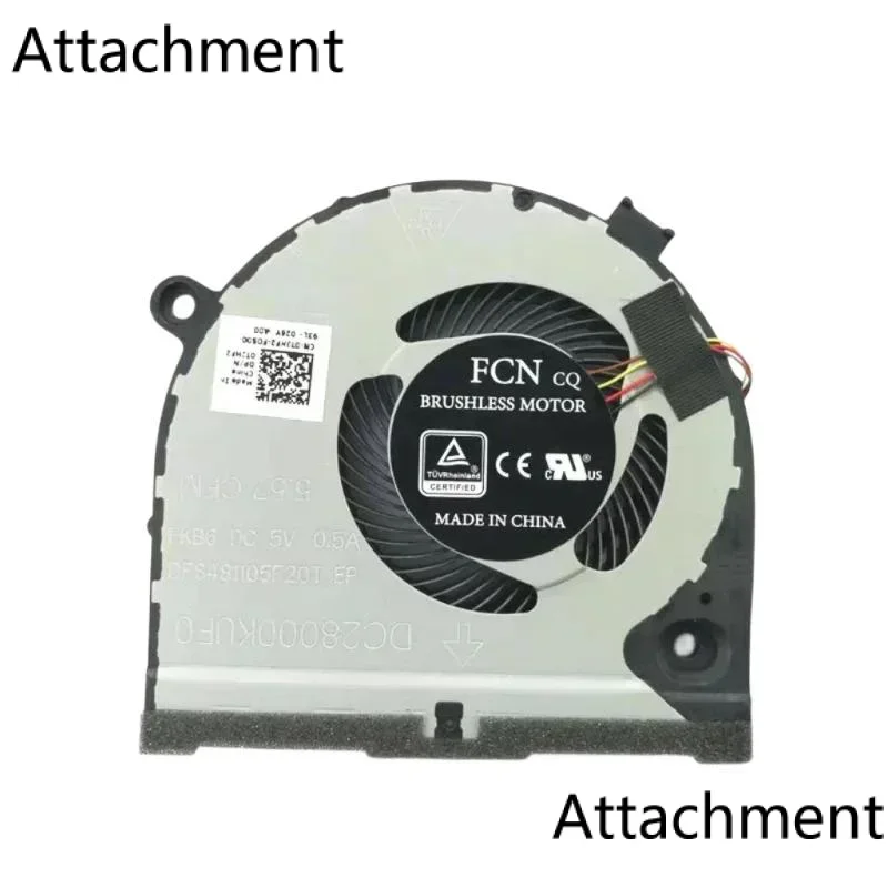 Новый оригинальный вентилятор охлаждения процессора и графического ноутбука