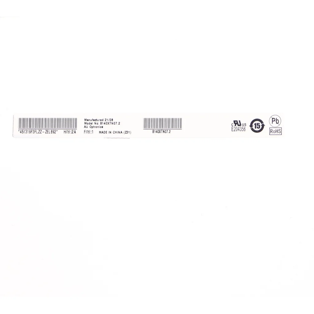 Версии C1 B140XTN07.1 7 2 3 Φ MB140AN01.5 ЖК-экран 14 0 дюйма 30Pin HD 1366x768