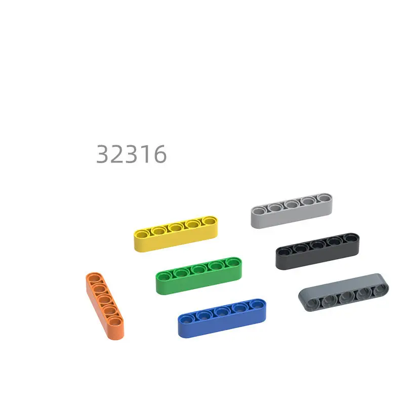 

MOC совместимые детали 32316 и 786387 Луч 1x5 толстые строительные блоки кирпичи DIY