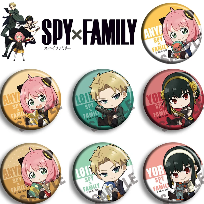 

Значок для косплея по мотивам аниме «шпионская семья Икс», жестяная Подвеска для костюма Briar, сумерки, значок, Cos Loid Anya, реквизит подвески, подарок для детской вечеринки