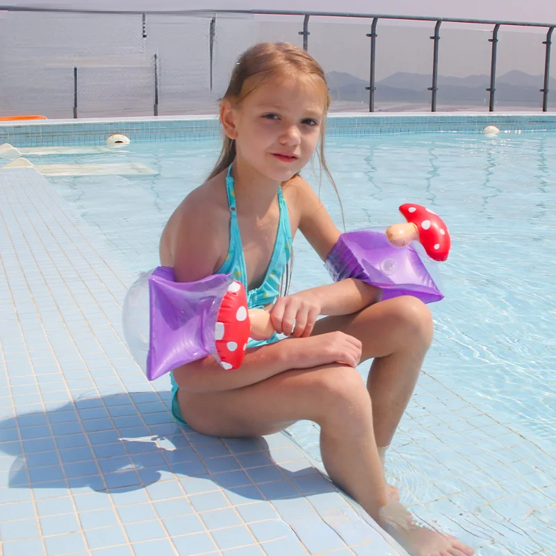 

Arm Float Adult Kids Swimming Inflatable Arm Rings Portable Floating Circle Sleeves Pool Buoy Armbands Swimming Pool Floaters