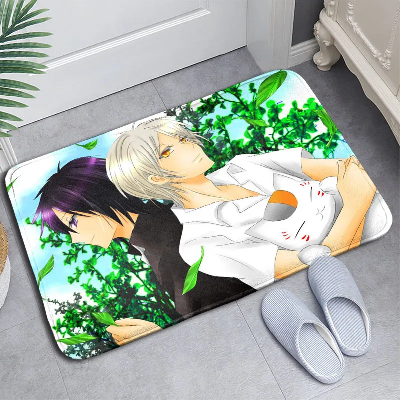 

Natsume Yuujinchou Doormat Outdoor Floor Mat Home Creative Mat Super Soft Absorbent Bathroom Door Entrance Mat 40X60cm,50x80cm