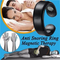 anti snoring device ring magnetic therapy acupressure treatment against finger ring anti snore sleep aid for snoring sleep