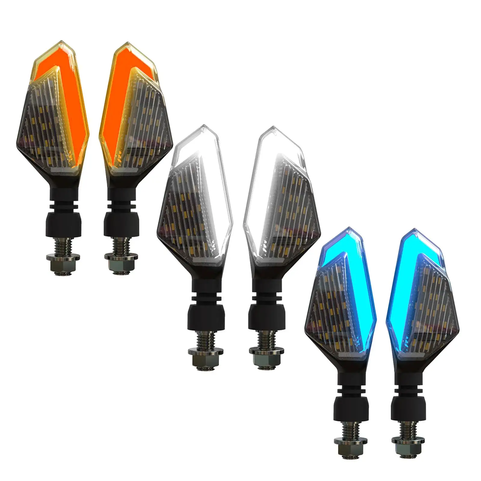 

Universal Motorcycle LED Turn Signal Light ABS Shell for Safe Driving