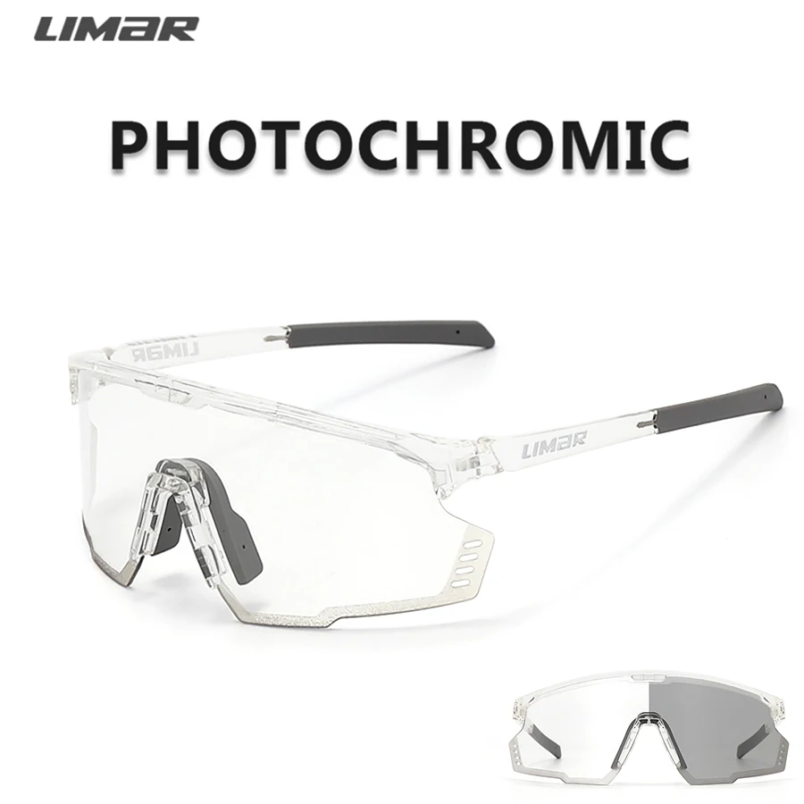 

Фотохромные спортивные солнцезащитные очки LIMAR, очки для активного отдыха, походов, бега, рыбалки, велоочки для мужчин и женщин, Поляризован...