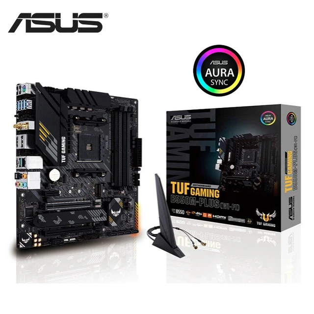 ASUS New TUF B550M PLUS WIFI II Motherboard+AMD New Ryzen 5 5600G Socket AM4 3.9GHz Six-Core CPU Processor Micro-ATX B550M 128G 3