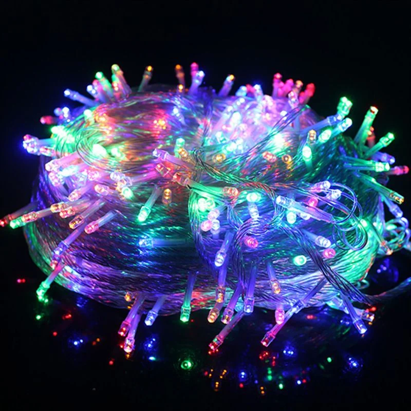 

Christmas Lights 10M 20M 30M 50M 100M Led String Lights Garland Lights Fairy Light 8 Modes for Wedding Party Holiday 220V 110V