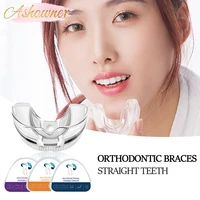 13pc tooth orthodontic trainer dental tooth appliance alignment brace silicone professional guard teeth tray 3phases for adults