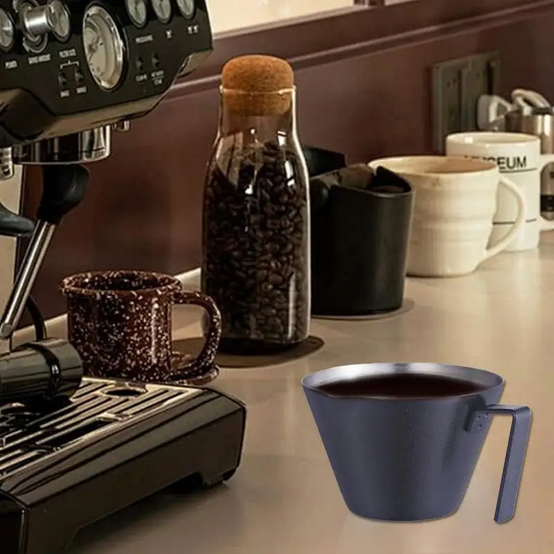 Чашка для эспрессо мерные чашки из нержавеющей стали с ручкой аксессуары кувшин
