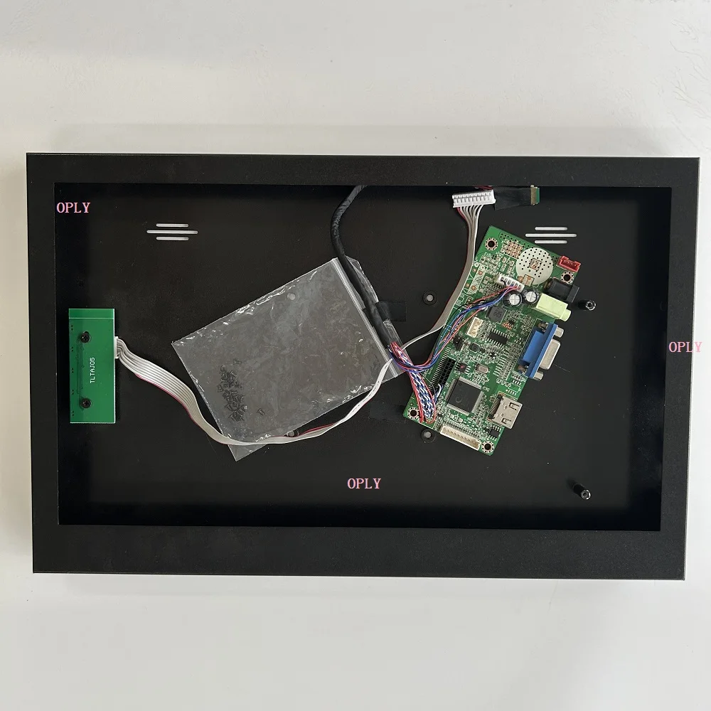 Плата контроллера 58C с задней панелью в металлическом корпусе для LP140WH2 14 дюймов VGA