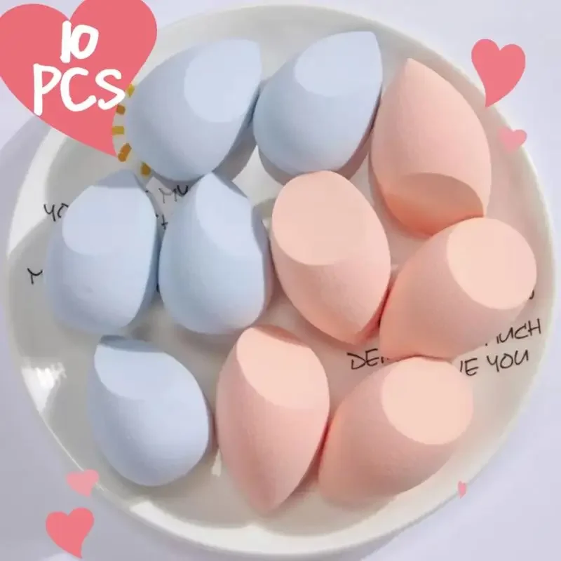 10 шт., набор губки для макияжа, корейские косметические инструменты ...