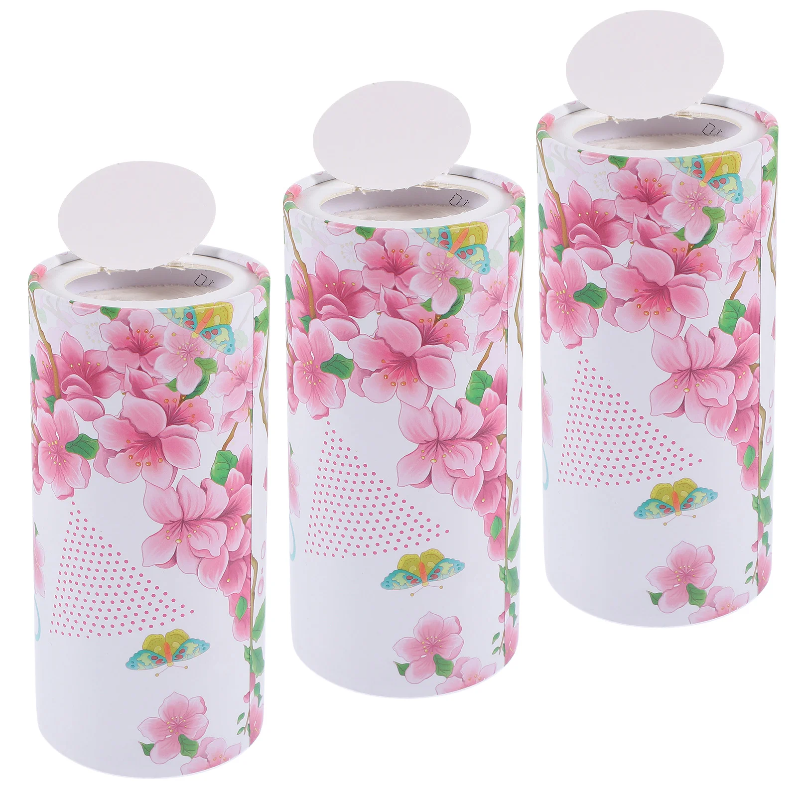 

3 Pcs Gift Cylinder Pumping Paper Travel Automotive Car Tissue Refill Multi-function Facial