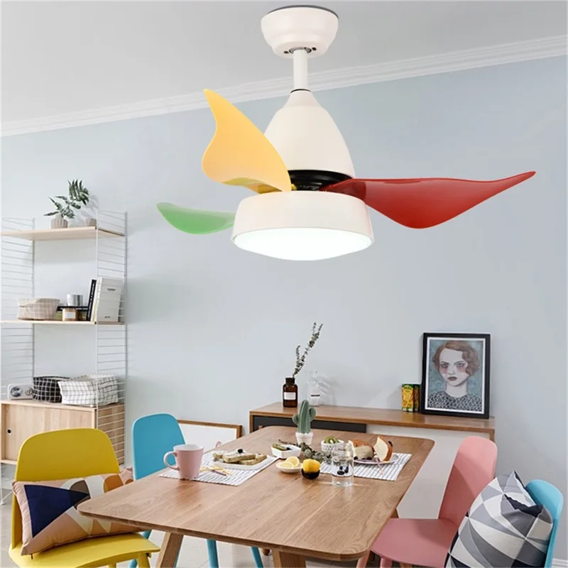 

SAROK Ceiling Fan With Lights LED Remote Control 3 Blade Modern Home Decor For Living Room Dining Room Bedroom