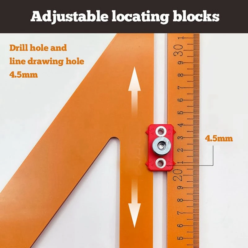 Линейка треугольная для деревообработки позиционирование квадратный