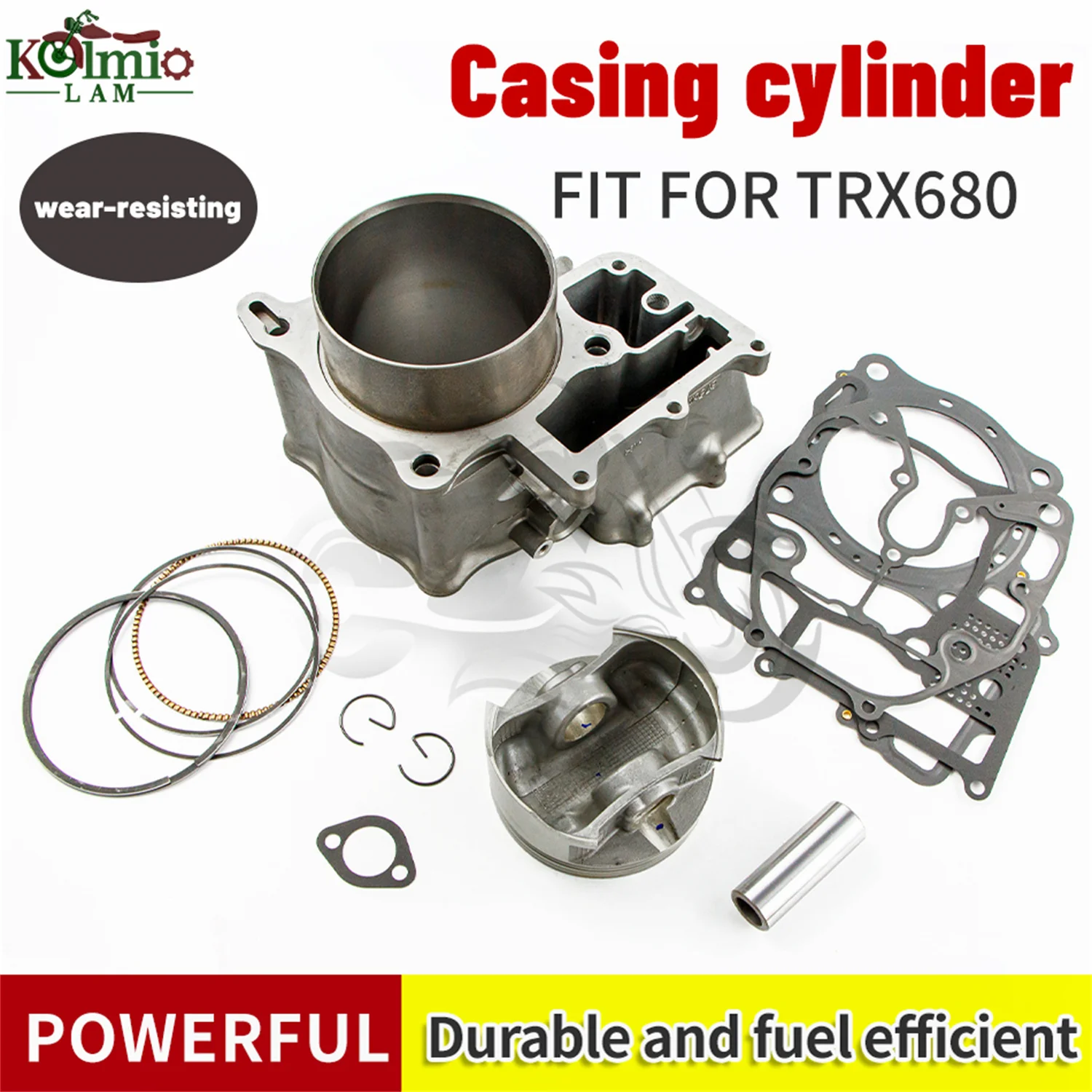 

Комплект прокладок для поршня цилиндра 2006 - 2022 TRX680 Fourtrax зон 680, Pioneer 700 SXS700, большой красный MUV700