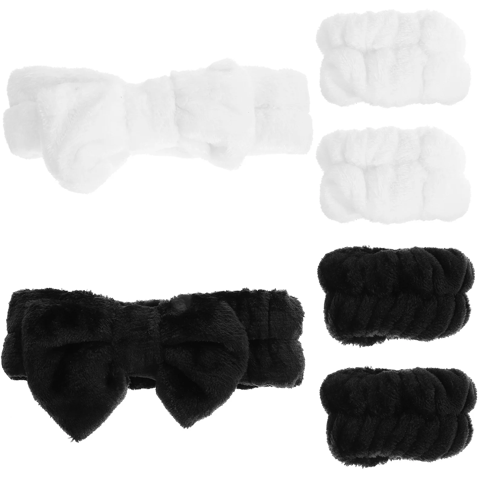 

Headband Face Makeup Spa Wristband Wash Wrist Washing Hairband Headbands Washband Facial Shower Girl Band Bow Bowtie