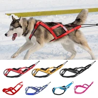 dog sled harness pet weight pulling sledding harness medium large dogs strength training strap for skijoring scootering s 3xl