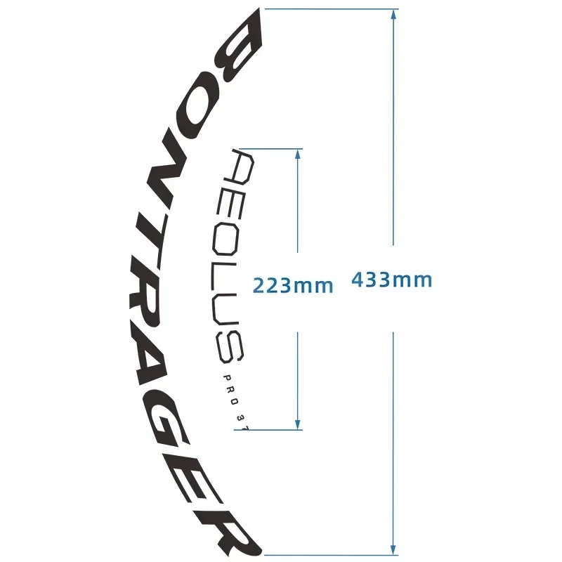 Наклейки на колеса шоссейного велосипеда MTB для Bontrager Aeolus Pro 37 дисковый тормоз TLR