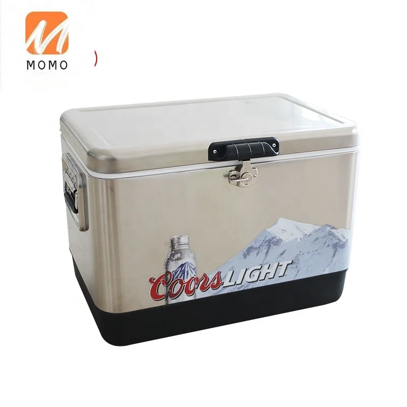 

Accept customized logo 50L stainless steel cooler box for picnic