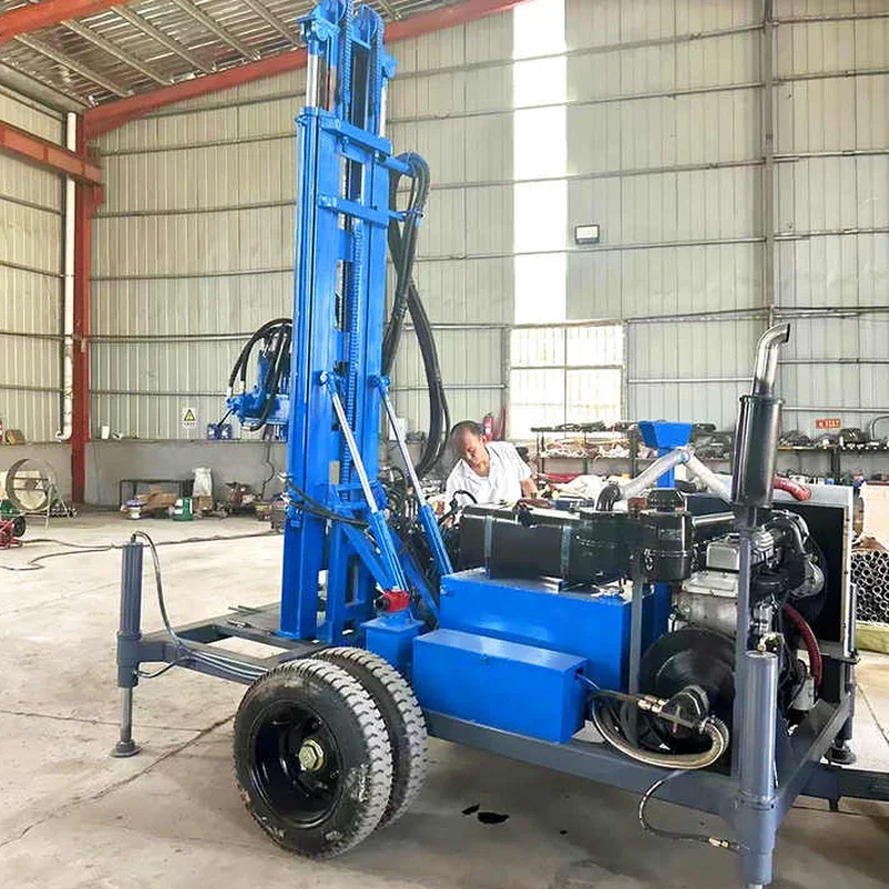 Портативная буровая установка 150 м для водяной скважины заводская цена машина