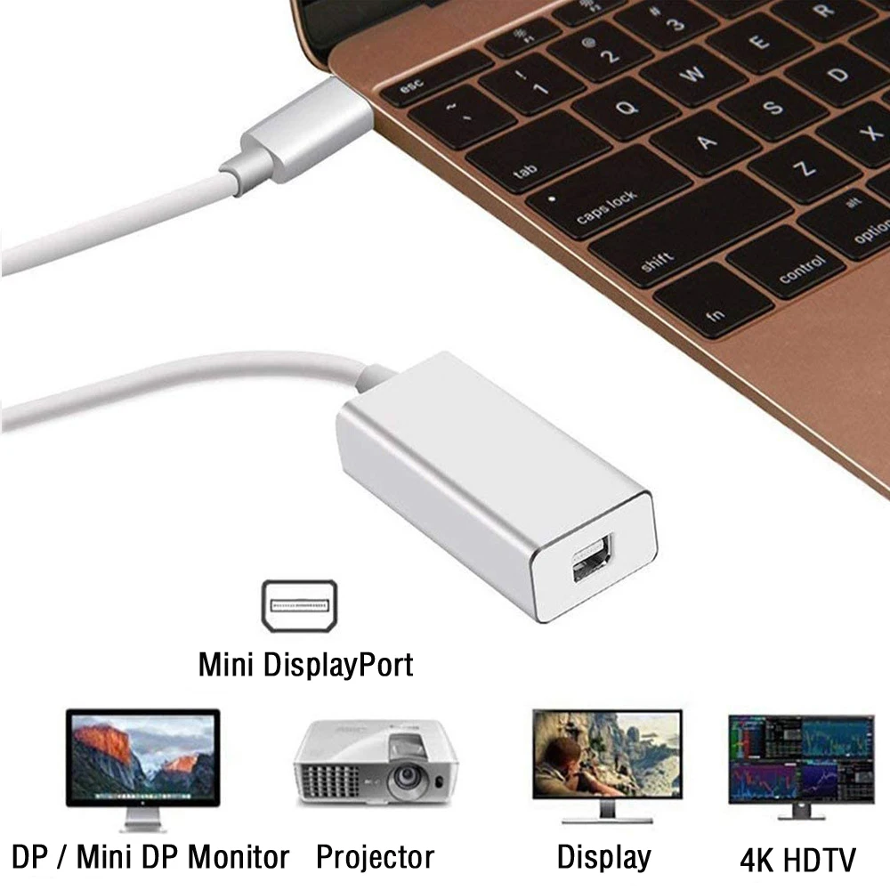 

Кабель-адаптер для Windows Thunderbolt 3 USB 3,1 к Thunderbolt 2