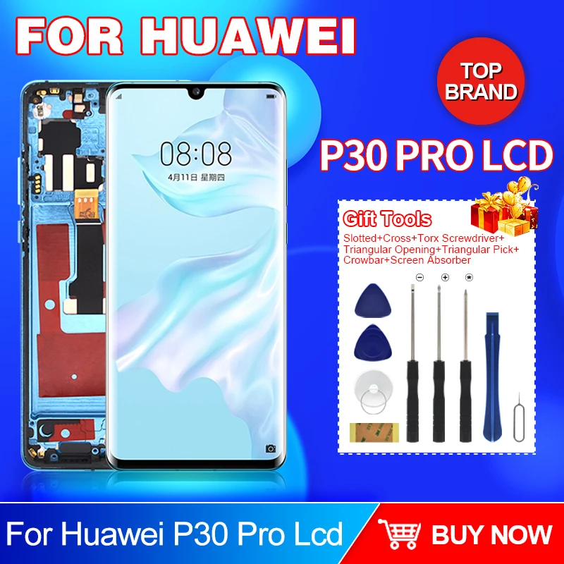 ЖК-дисплей 6 47 дюйма для Huawei P30 Pro оригинальный с сенсорным экраном и дигитайзером
