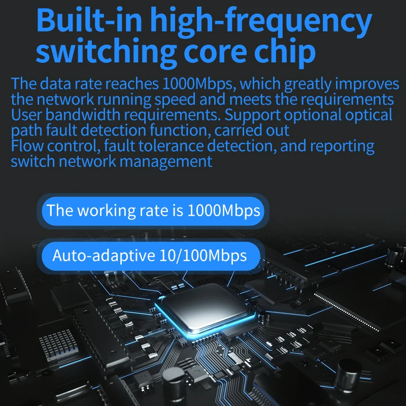 YOUYSI All Gigabit 8 Optical 2 Электрический SFP волоконно-оптический приемопередатчик