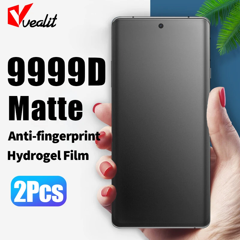

2Pcs Hydrogel Film Screen Protector For Samsung Galaxy S22 S21 S20 Ultra S10 Plus Screen Protector For Note 20 8 9 10 Not Glass