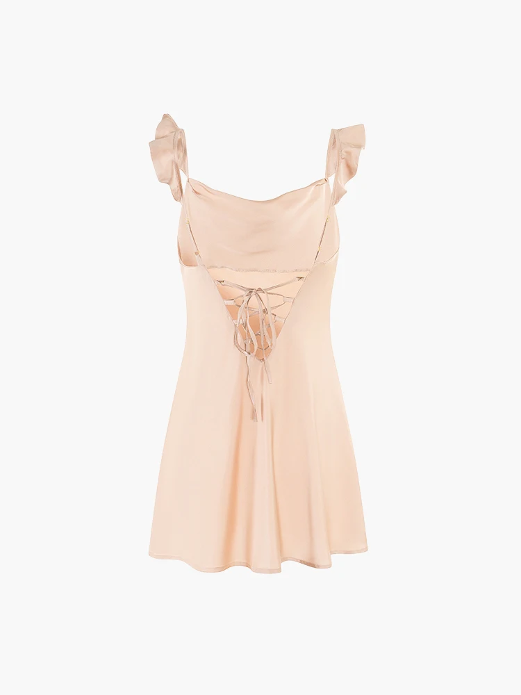 Французская Сексуальная женская летняя новая ночная рубашка улучшенного