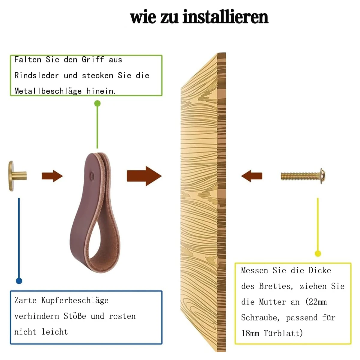 Кожаные ручки 6 4X2 5 см ручной работы