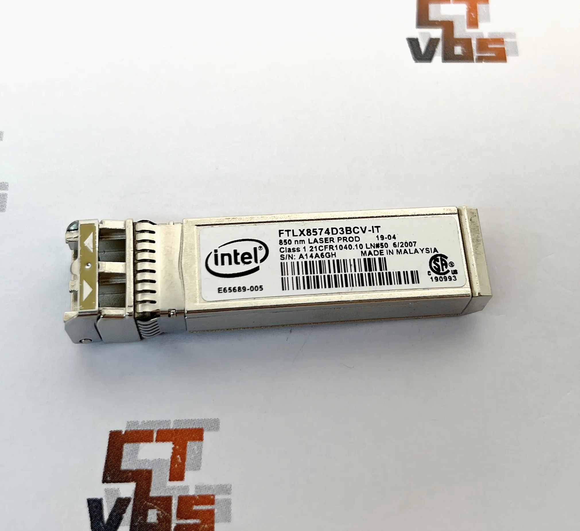 GENUINE10G SFP SR INTEL 10GB SR SFP DELL Y3KJN 0Y Intel FTLX8574BCV-IT SFP+SR/SW 10Gb/s 850nm Multimode SFP+ Transceiver