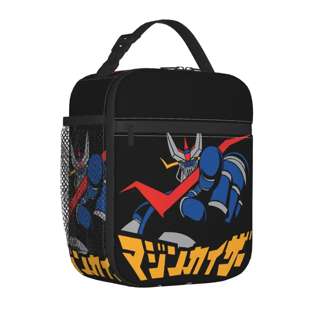 

Great Mazinger Z Finger Insulated Lunch Bags Portable Warrior Anime Meal Container Thermal Bag Lunch Box Tote Beach Picnic