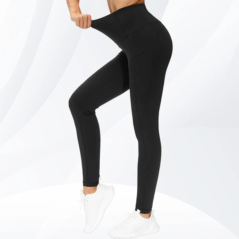 

IKEEP Women's Fashion Yoga Pants Pocket Soft Leggings Pocket Yoga Leggings High Waist Yoga Tights for Gym Workout Running