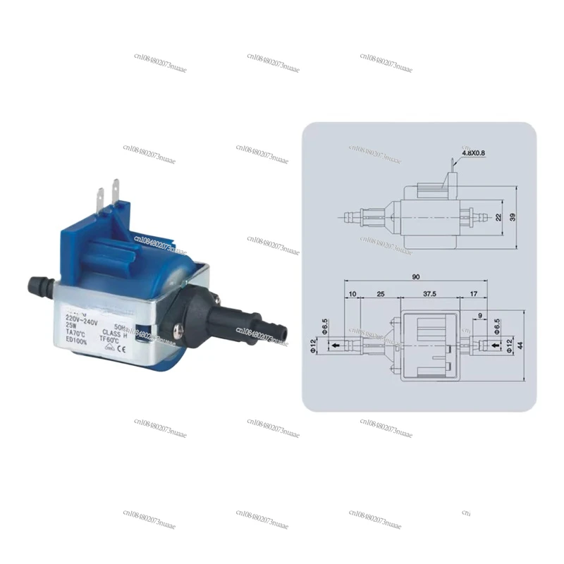 Электромагнитный мини-насос 25 Вт 220-240 В