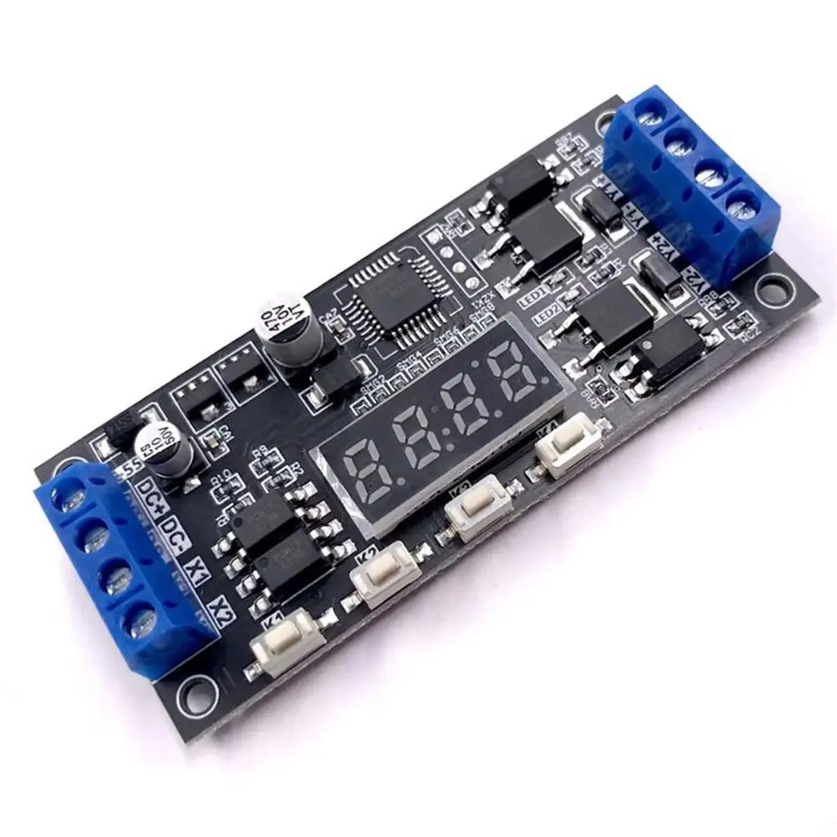 Фото (A96Z) Модуль управления с транзисторами MOSFET высокой мощности 12В-24В, с функцией задержки времени и двухканальным переключателем (2-Way Switch) №5