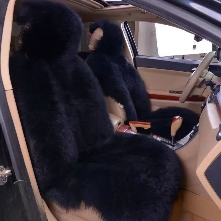 

Зимний теплый искусственный утолщенный чехол на сиденье, универсальный плюшевый чехол на автомобильное сиденье, меховые чехлы на сиденья, искусственная автомобильная подушка