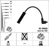 

7200 interior spark plug cable k7j-e7j-7m CLIO MEGANE KANGOO LOGAN SANDERO SOLENZA/g7j-7m